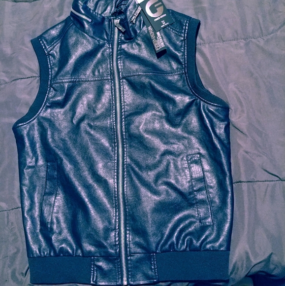 fried denim vest